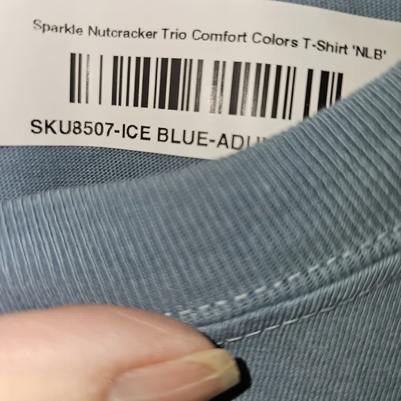 Comfort Colors Light Blue T-Shirt - Picture 4 of 4